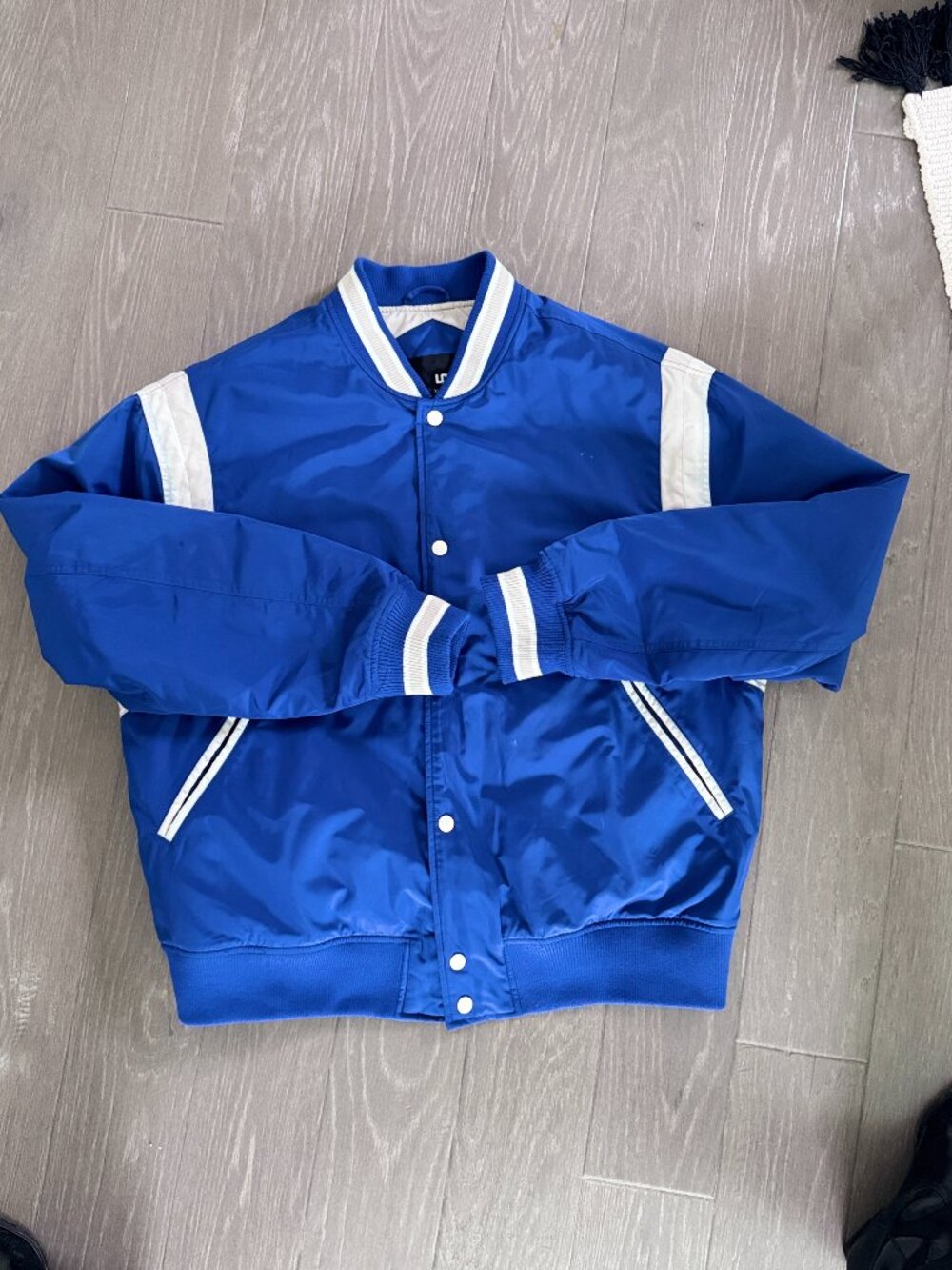 Chamption/ LCKR Men’s Blue White Bomber